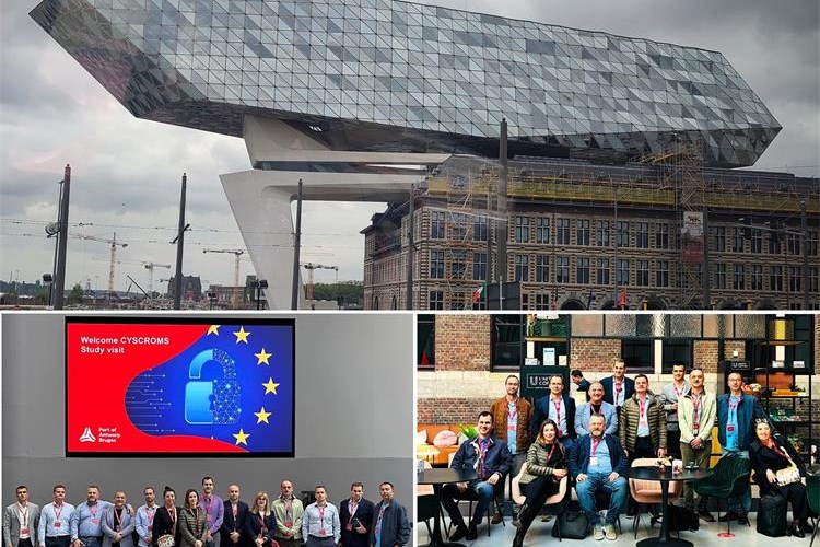 Hrvatska delegacija u sklopu projekta CYSCROMS posjetila luku Antwerp-Bruges