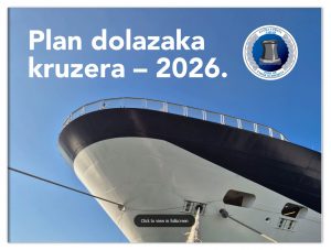 Plan dolazaka kruzera 2026.